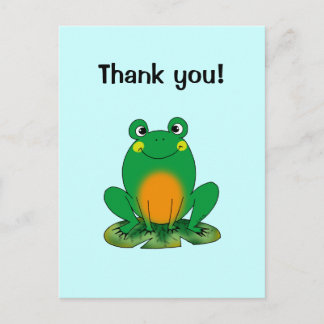 Carte Postale Thank you ! (frog)