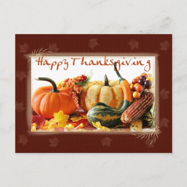 Carte postale Thanksgiving (Devant)