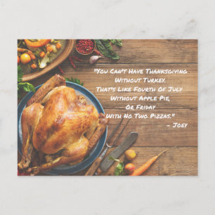 Carte postale Thanksgiving