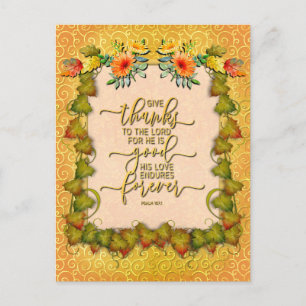 Carte Postale Thanksgiving Automne Automne Maple Feuilles et cit