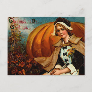 Carte postale Thanksgiving vintage