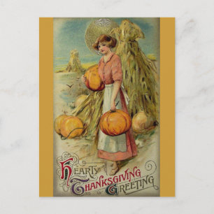 Carte postale Thanksgiving vintage