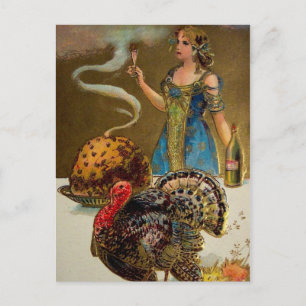 Carte postale Thanksgiving vintage