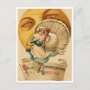 Carte postale Thanksgiving vintage