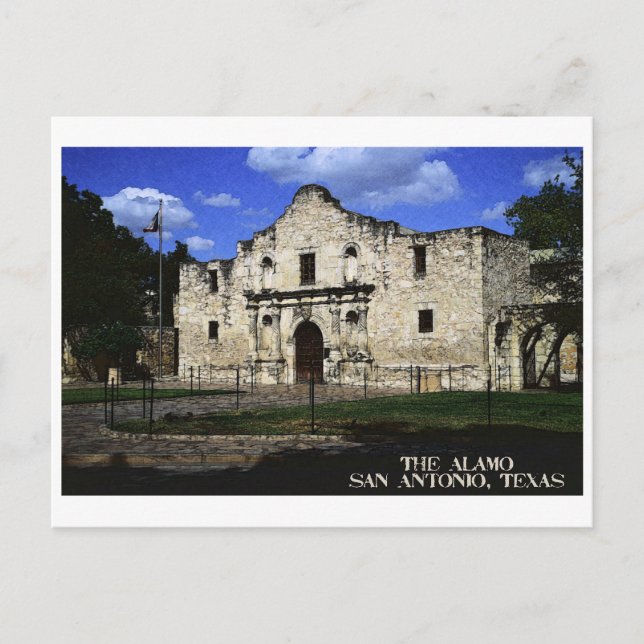 Carte Postale The Alamo Postcard (Devant)
