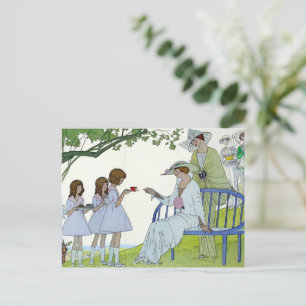 Carte Postale Thé après-midi 1913