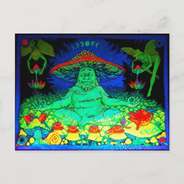 Carte postale Thé aux champignons (Devant)