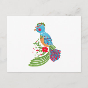 Carte Postale The Blue Quetzal