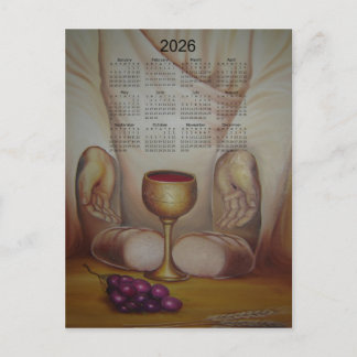 Carte Postale The Bread of Life: Holy Eucharist 2026 Calendar