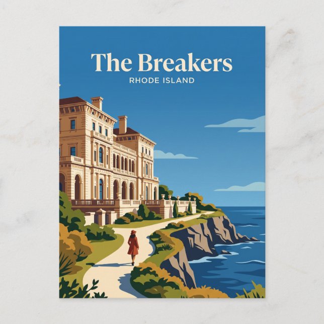 Carte Postale The Breakers États-Unis (Devant)