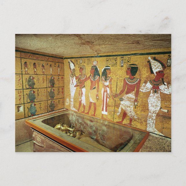 Carte Postale The burial chamber in the Tomb of Tutankhamun (Devant)