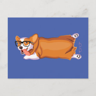 Carte Postale The Corgi Sploot