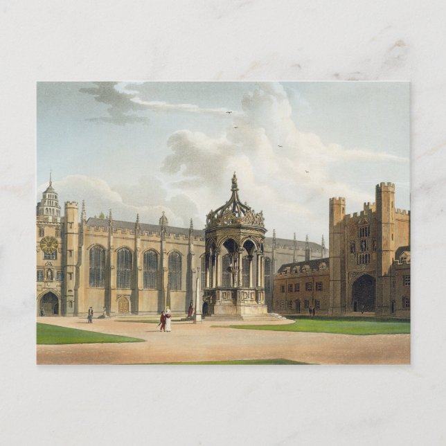 Carte Postale The Court of Trinity College, Cambridge, from 'The (Devant)