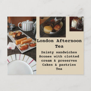 Carte Postale Thé de l'après-midi à Londres