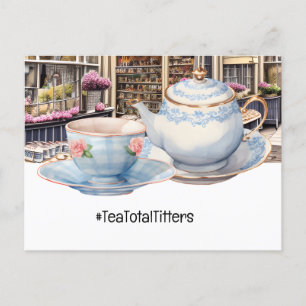 Carte Postale Thé de Londres avec tasse de thé