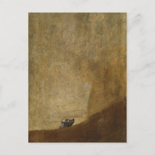 Carte Postale The Dog by Francisco Goya