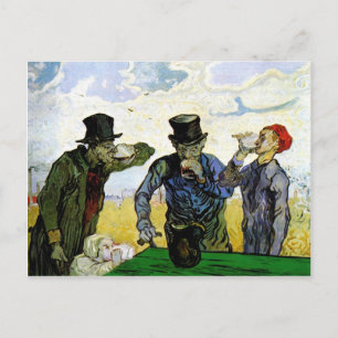 Carte Postale The Drinkers par Vincent van Gogh 1890