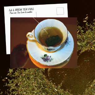 Carte Postale Thé en Chine Tasse de thé pour amateur de thé Phot