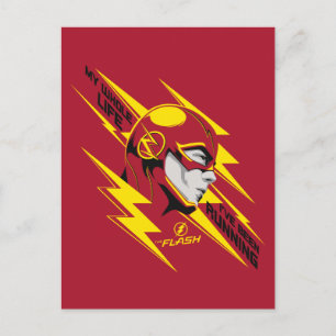 Carte Postale The Flash   My Whole Life I've Been Running