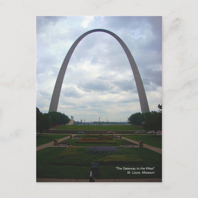 Carte postale "The Gateway to the West" (Devant)