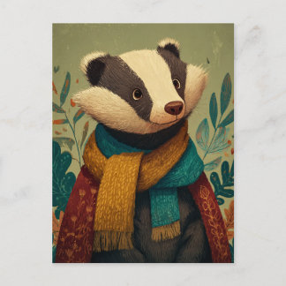 Carte Postale The Gentle Badger