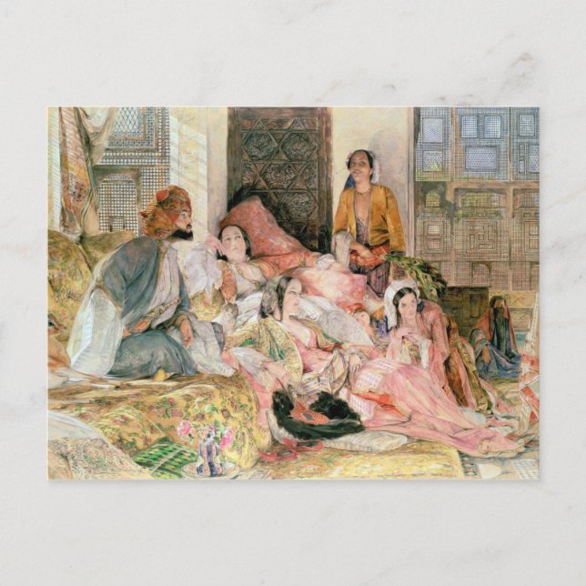 Carte Postale The Harem, c.1850 (Devant)