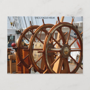 Carte Postale The Helm, USCG Cutter Eagle
