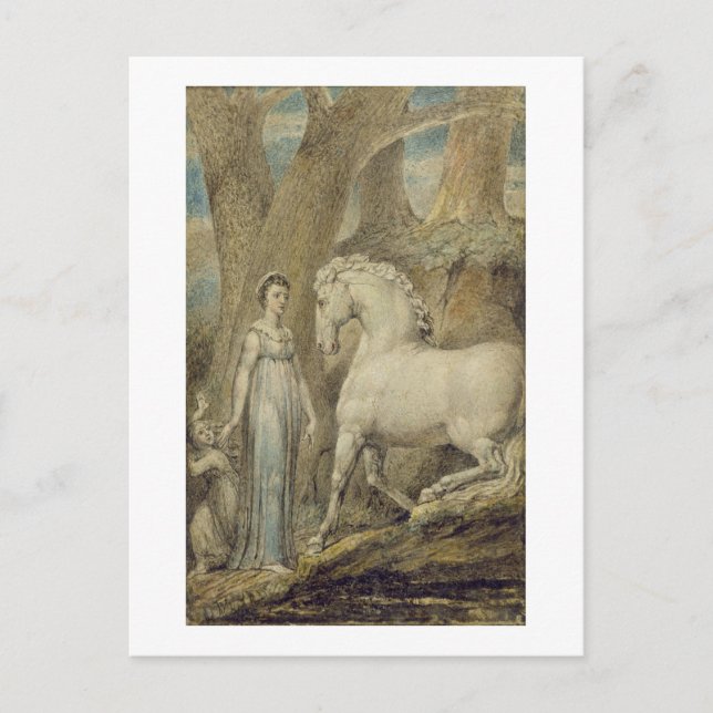 Carte Postale The Horse, de 'William Hayley's Ballads', vers 180 (Devant)