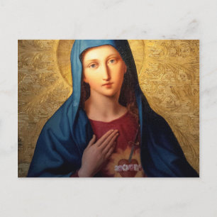 Carte Postale The Immaculate Heart of Mary