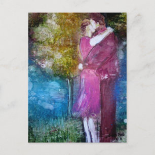 Carte postale "The Kiss"
