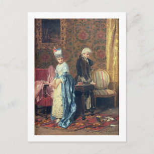 Carte Postale The Lovers' Tiff, 1872 (huile sur panneau)