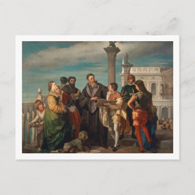 Carte Postale The Meeting Between Titian (Devant)