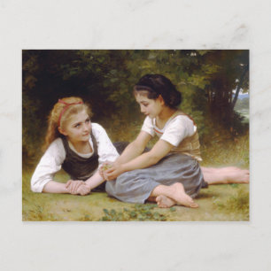 Carte Postale The Nut Gatherers par William-Adolphe Bouguereau