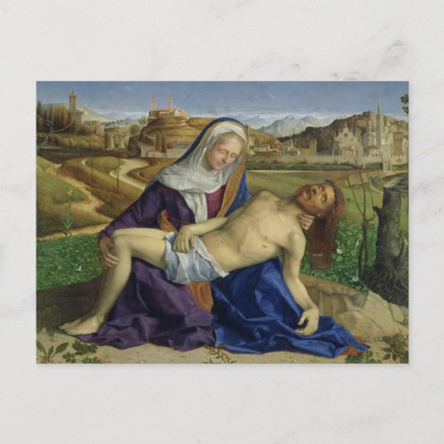 Carte Postale The Pieta, c.1505 (huile sur panneau) (après 1996  (Devant)