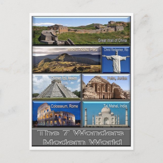 Carte Postale The Seven Wonder Modern (Devant)