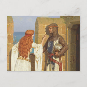 Carte Postale The Shadow, c. 1909 par Edmund Leighton