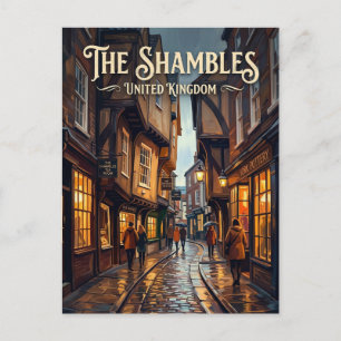 Carte Postale The Shambles Royaume-Uni