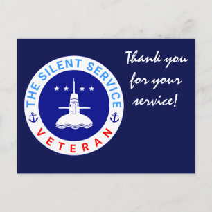 Carte Postale The Silent Service Vétéran élégant