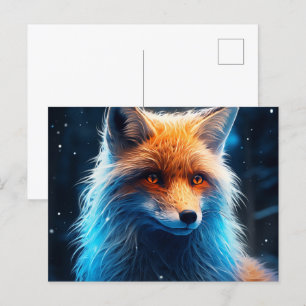 Carte postale The Sly Charm of the Lone Fox