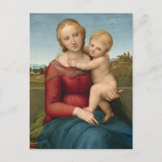 Carte Postale The Small Cowper Madonna by Raphael