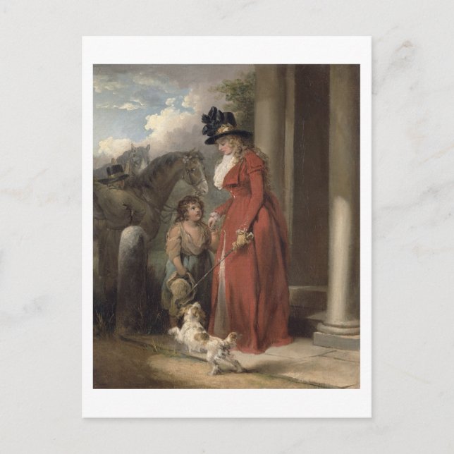 Carte Postale The Squire's Door, c.1790 (Devant)