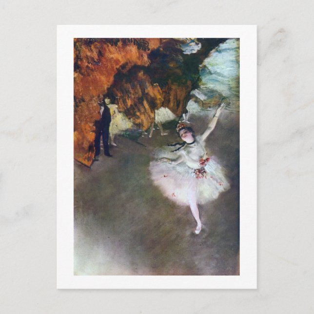 Carte Postale The Star, Ballerina, Edgar Degas, 1878 (Devant)