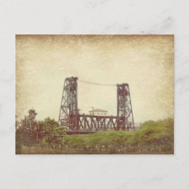Carte Postale The Steel Bridge à Portland, Oregon (Devant)