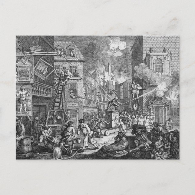 Carte Postale The Times, Plaque I, 1762 (Devant)