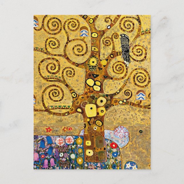 Carte Postale " The Tree of Life" , Gustav Klimt (Devant)
