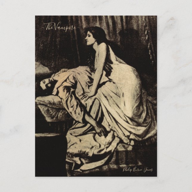 Carte Postale The Vampire (1897) - Philip Burne-Jones (Devant)