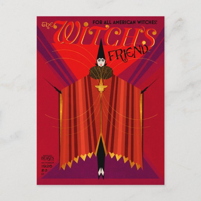 Carte Postale The Witch's Friend October Magazine (Devant)
