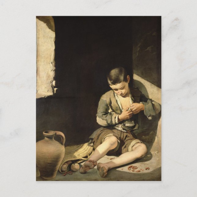 Carte Postale The Young Beggar, c.1650 (Devant)