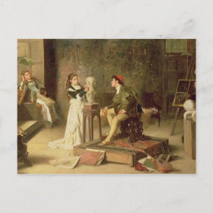 Carte Postale The Young Sculpture (oil on canvas)