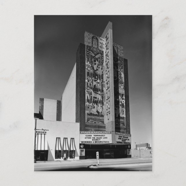 Carte Postale Théâtre Art Déco Paramount, Oakland, CA (Devant)